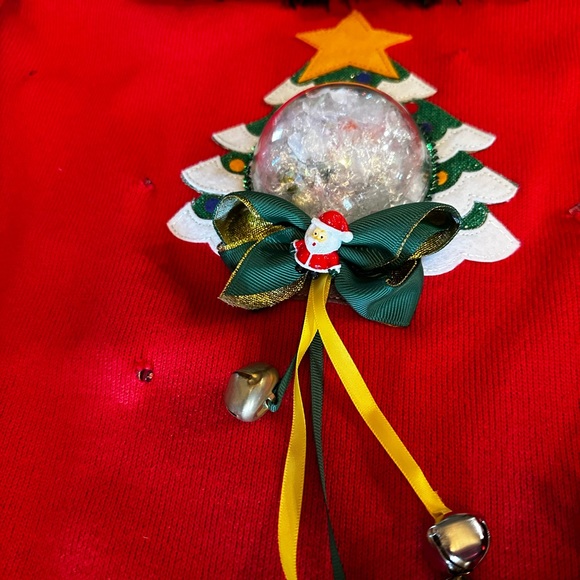 The Ugly Holiday Sweater- Tinsel. 2X. SPARKLE - Picture 4 of 7